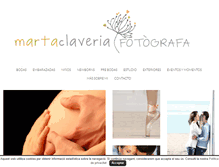 Tablet Screenshot of martaclaveria.com